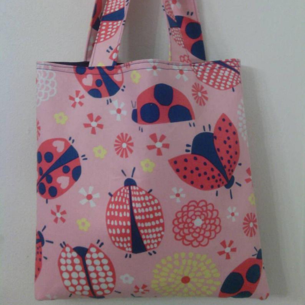 Pink, Dot To Dot Ladybug Tote